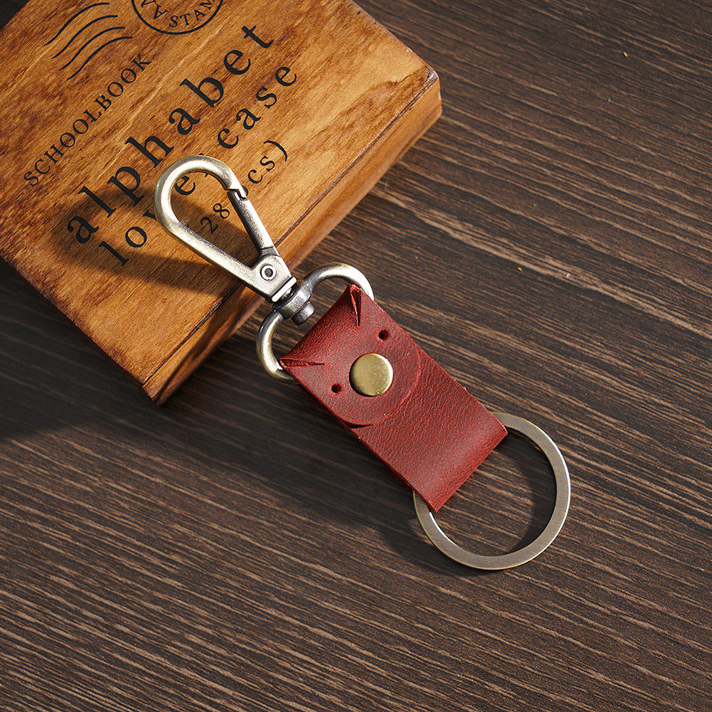 Wholesale Leather Vintage Cowhide Creative Keychain