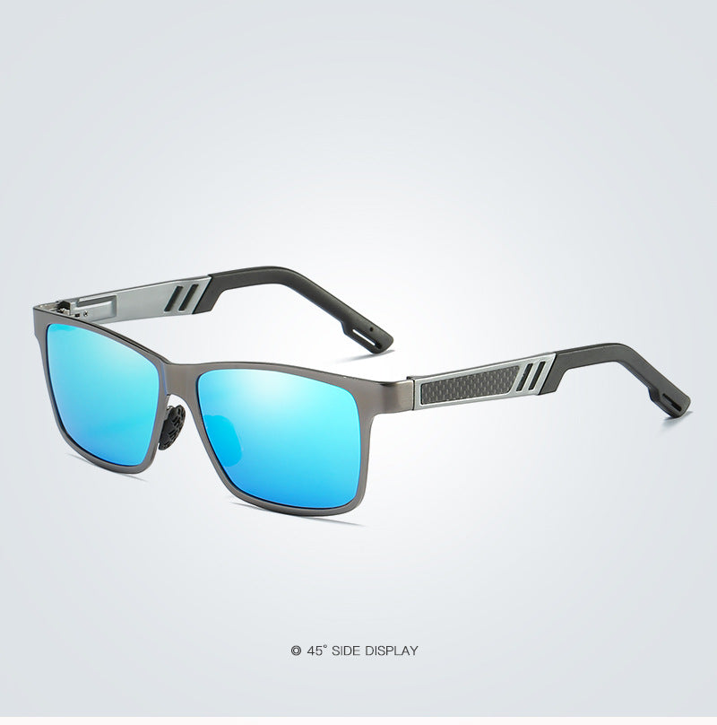 Wholesale Spring Leg Dazzling Color Film Polarized PC Sunglasses