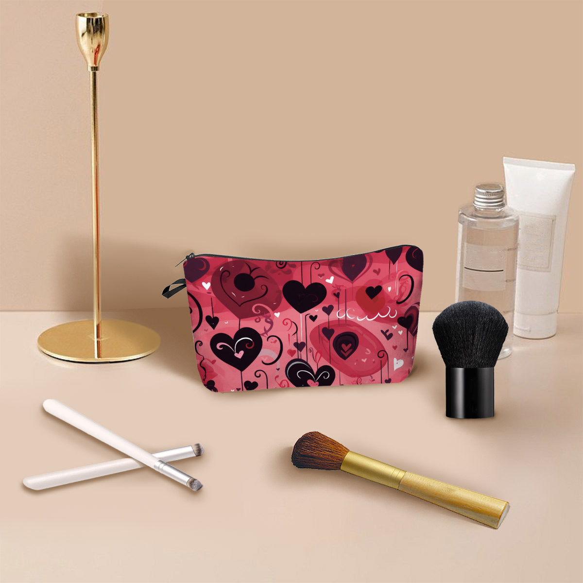 Wholesale Valentine's Day Love Series Cosmetic Bag Travel Bag Toiletries Bag