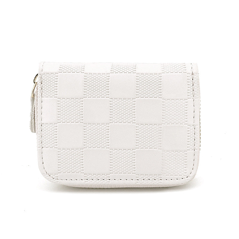 Wholesale Large-capacity plaid card holder