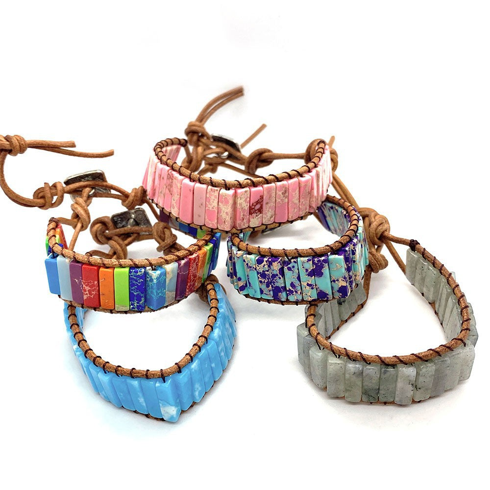 Wholesale Hand Woven Lapis Lazuli Bracelet