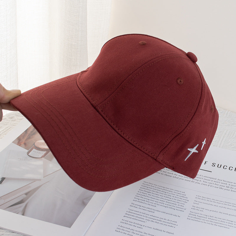 Wholesale  Simple Solid Color Baseball Cap Shown Face Small Cap Outdoor