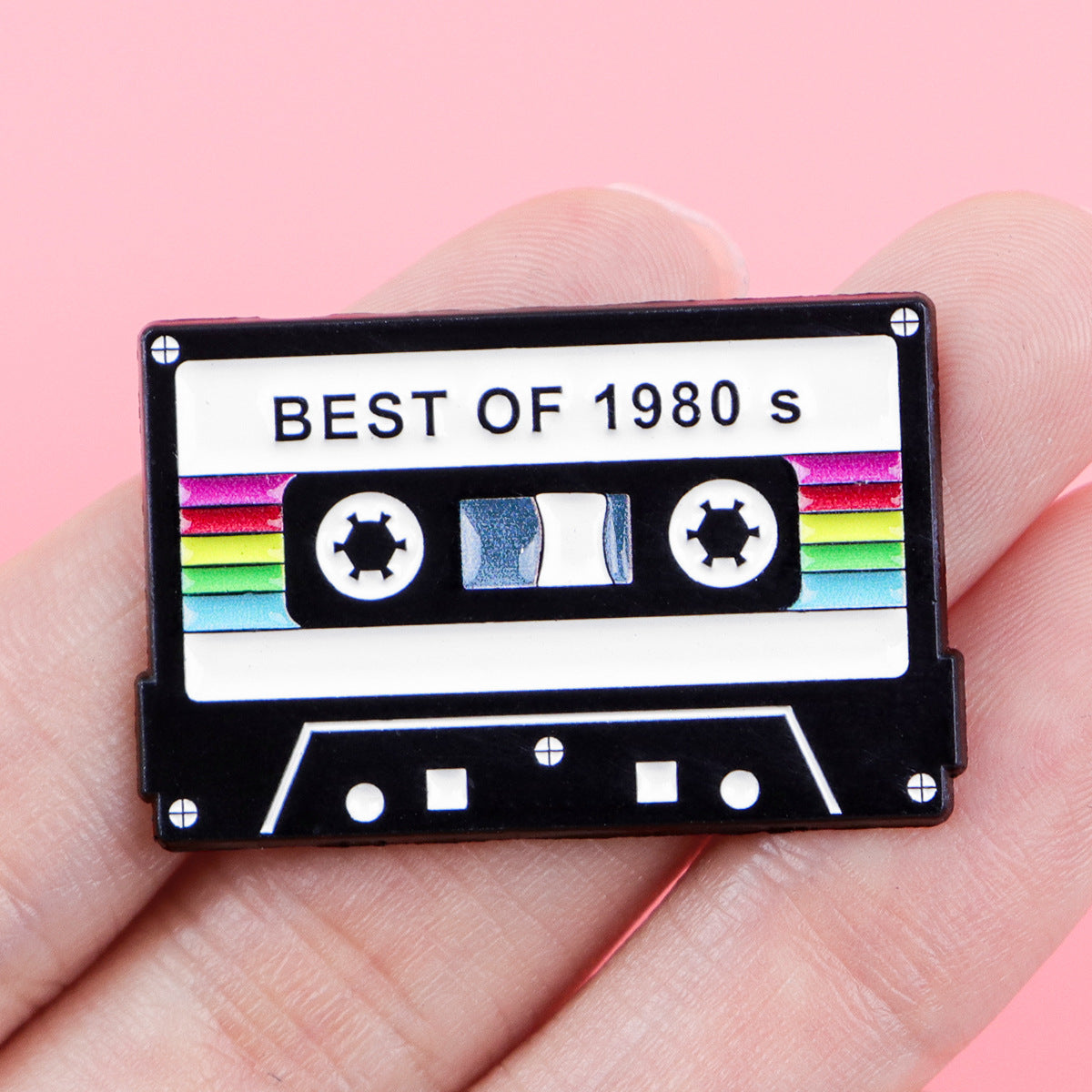 Wholesale Quote Brooch Cartoon Metal Badge English Letter Jewelry