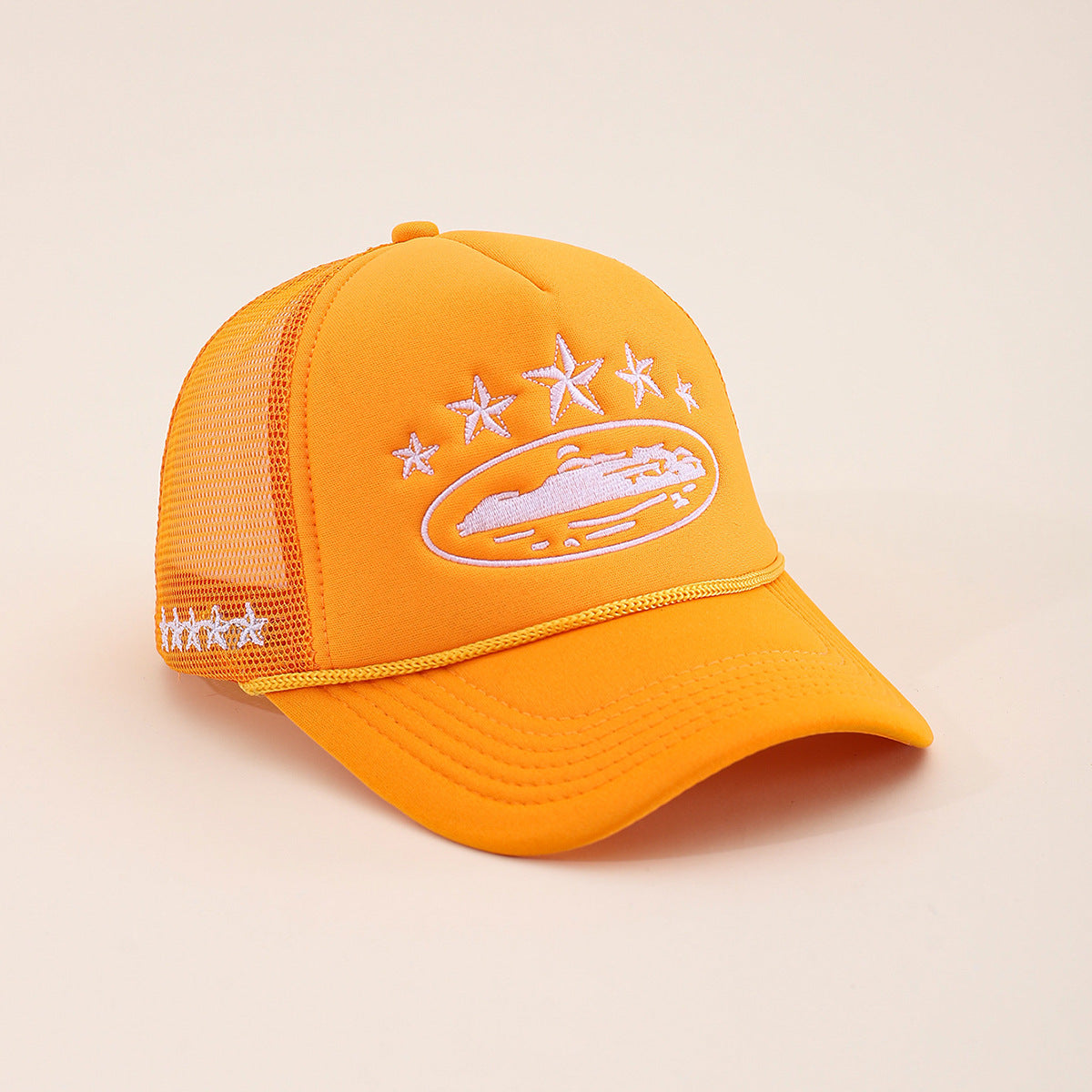 Wholesale Alcatraz Embroidered Trucker Hat,  Sunshade Baseball Cap