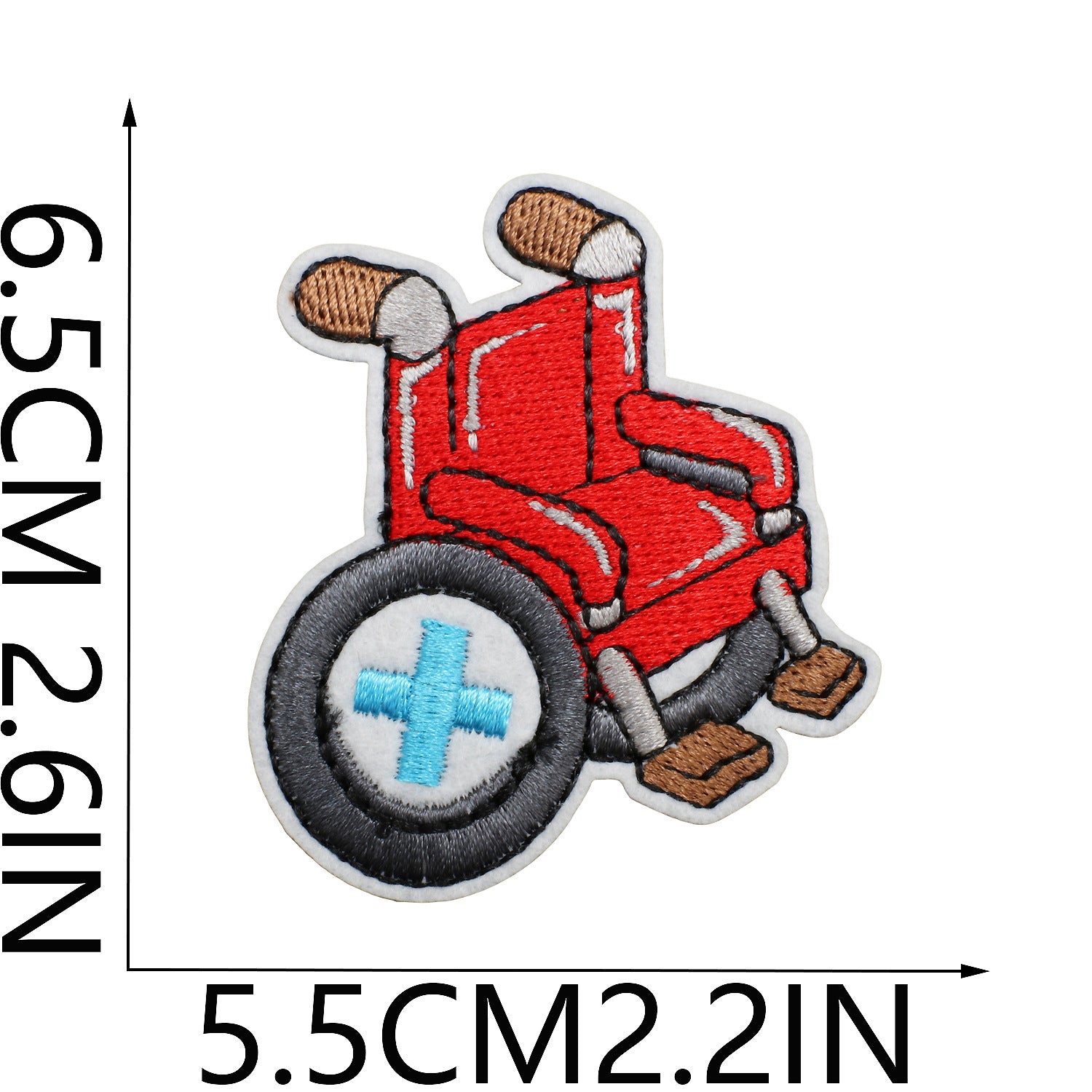 Wholesale Cartoon human organ embroidery patch medical equipment patch