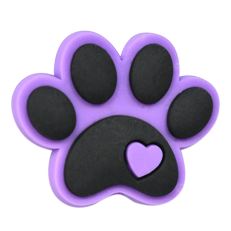 Wholesale Random 100pcs Dog Paw Series Creative Ballpoint Pen Bead Focal Beads