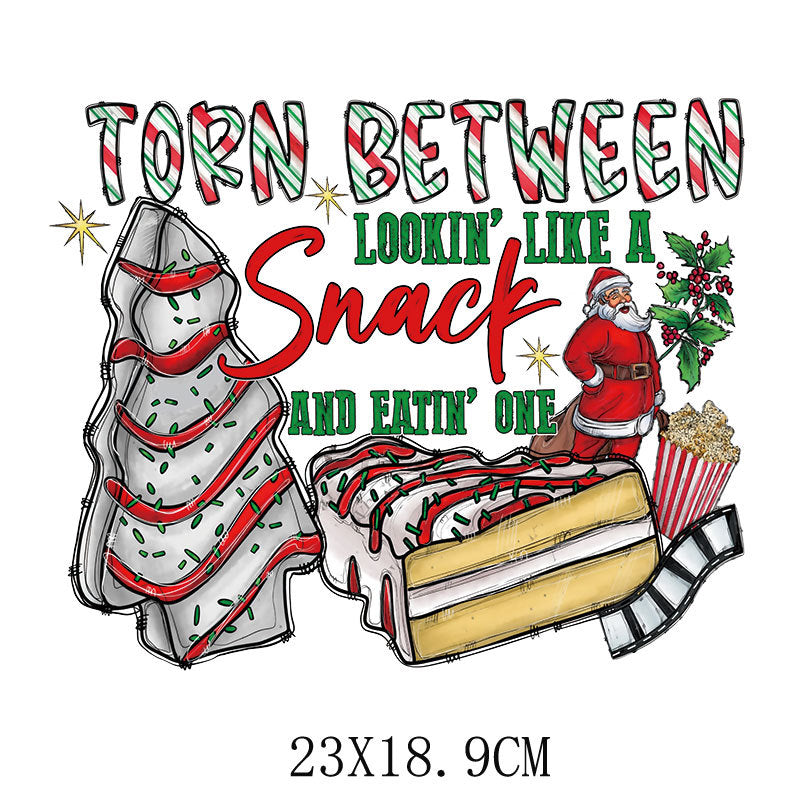 Wholesale Colorful Cartoon Christmas Heat Transfer  UV DTF Ready to Press Transfers Wraps