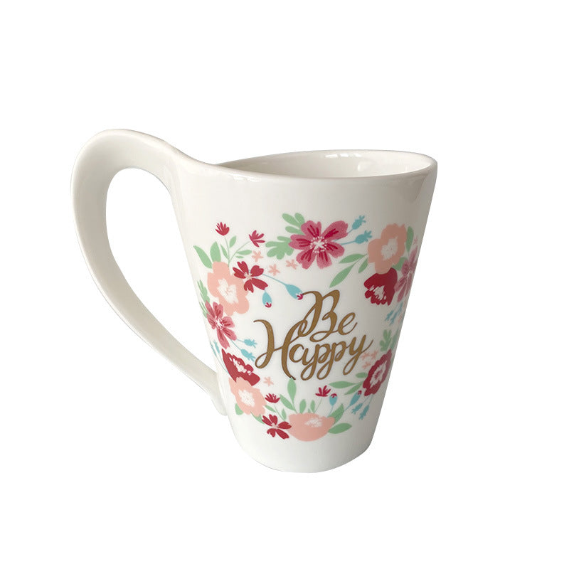 Wholesale Vintage Floral Ceramic Mugs