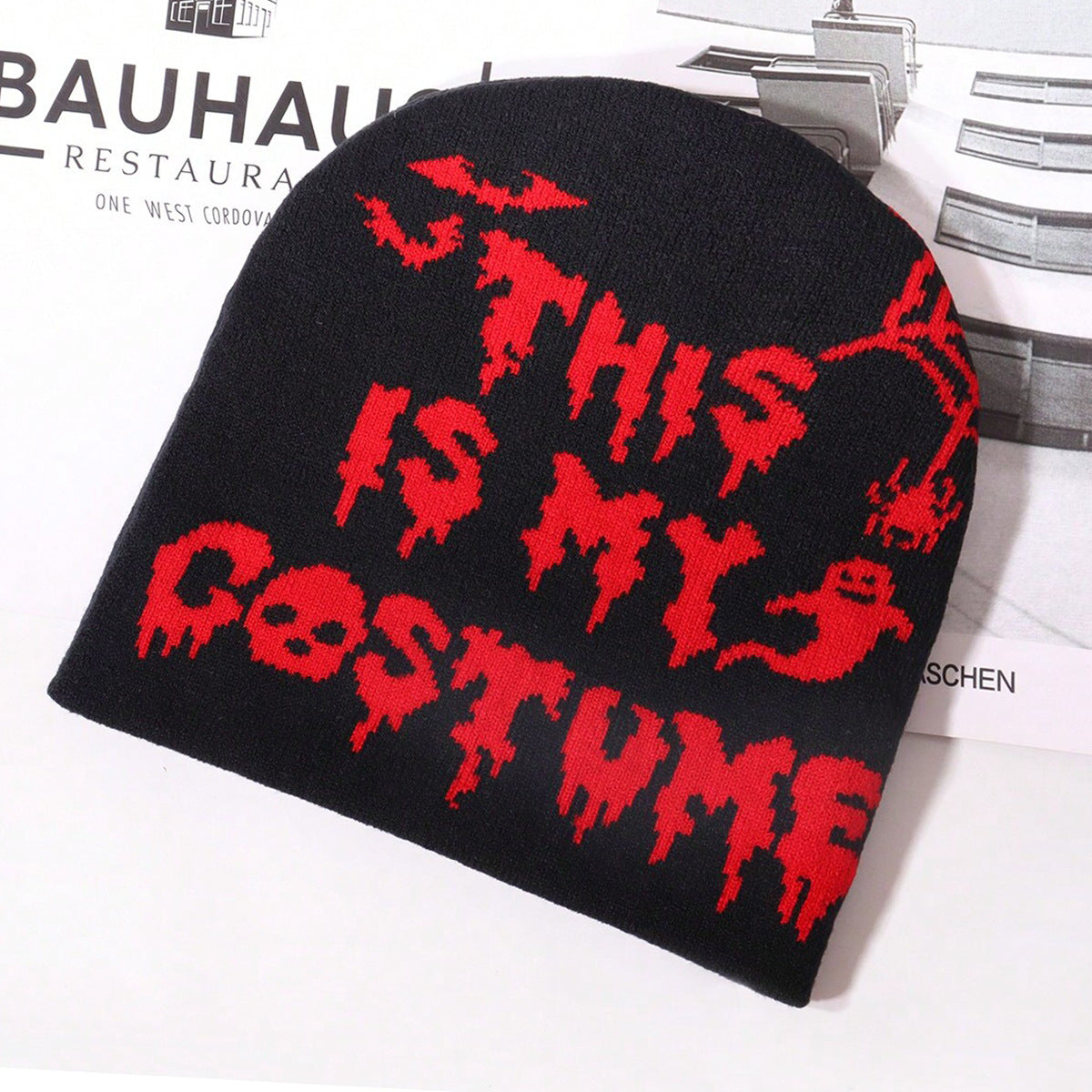 Wholesale Trendy Autumn and Winter Halloween Knit Hats