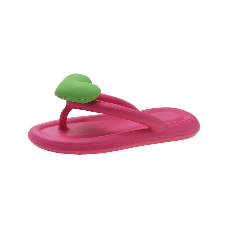 Wholesale PVC Cute Rainbow Color Slippers