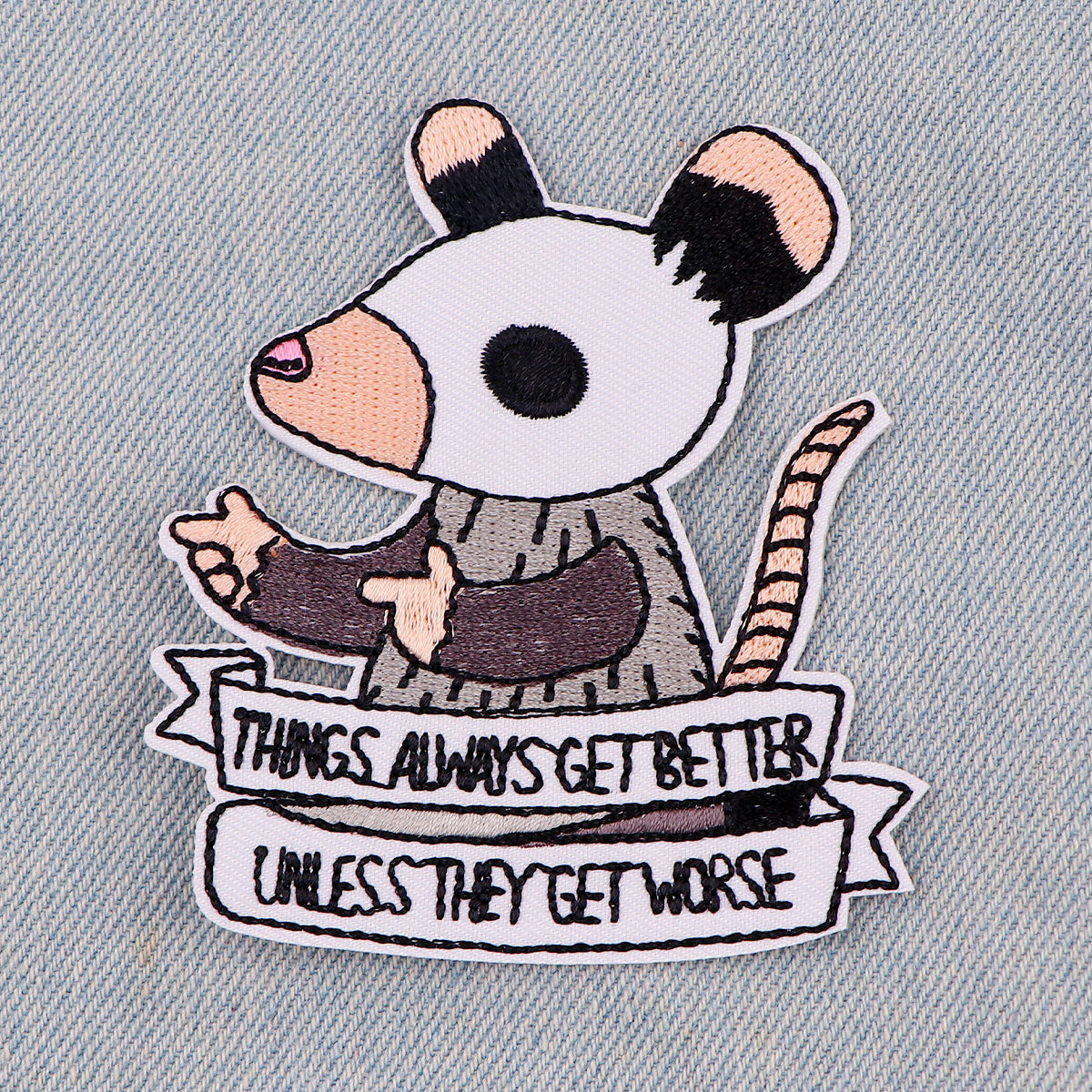 Wholesale 5pcs Quotations Animation Embroidery Cloth Patch Clothing Luggage Accessories  OLY Exclusive