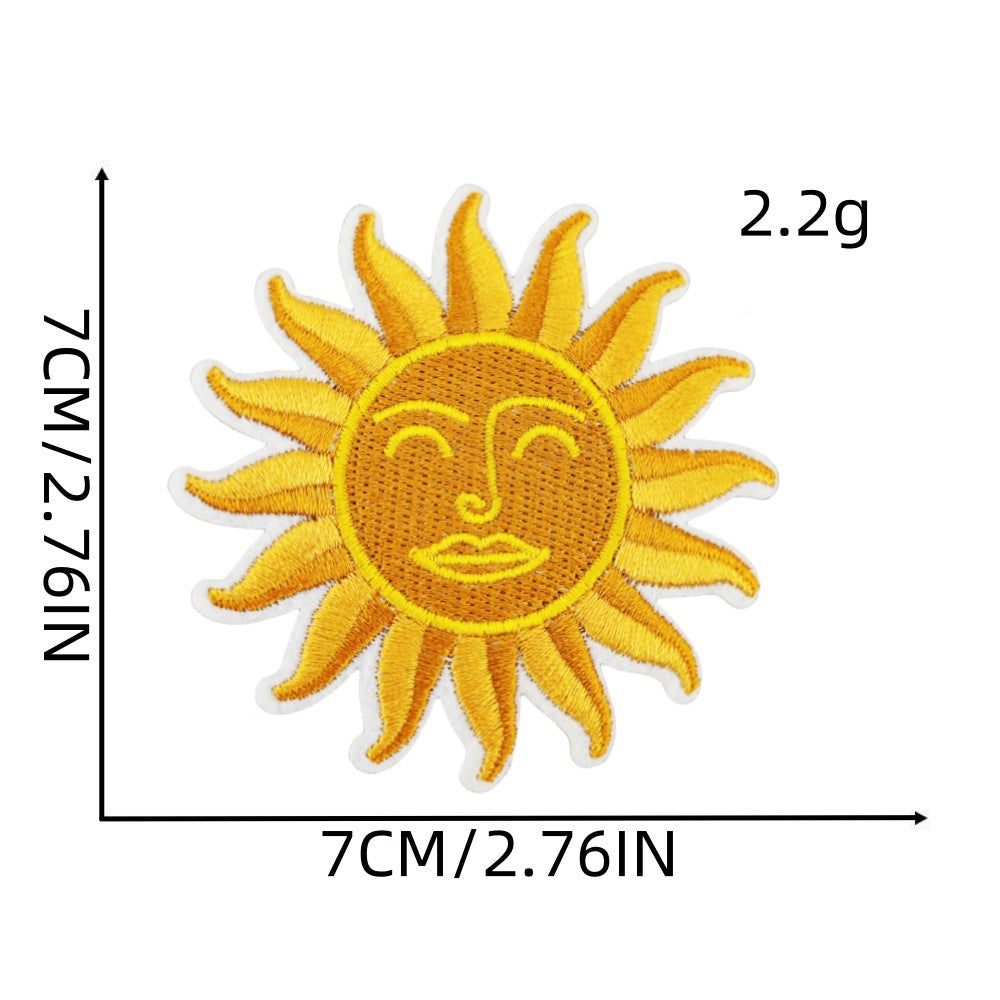 Wholesale Trendy Embroidered Hippie Patch Decorative Accent For Bags DIY Craft Supply Resale