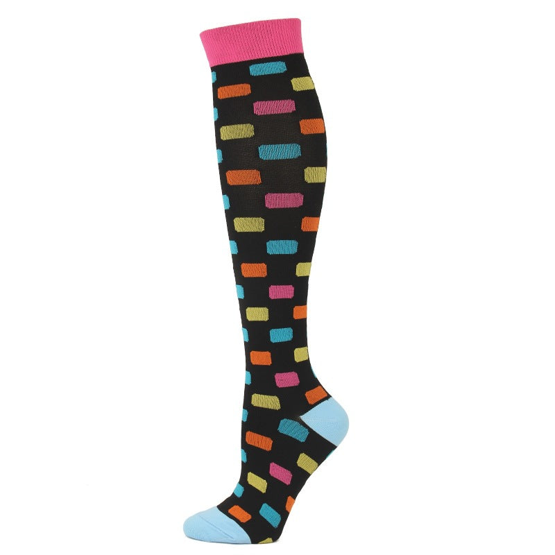 Wholesale 10pcs Valentine's Day Compression Socks Mid-calf Sports Pressure Slimming Beauty Leg Medical Auxiliary Elastic Socks
