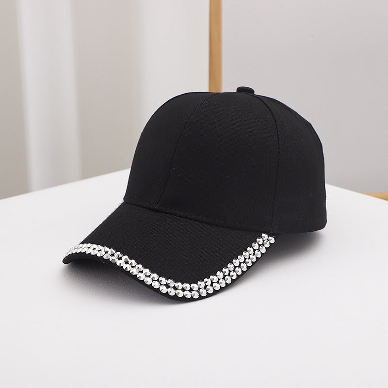 Wholesale Spring and summer women' s baseball cap with rhinestone starfish