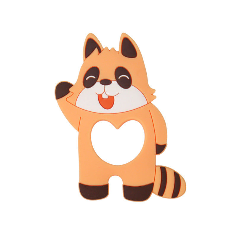 Wholesale 10PCS/PACK Silicone Cartoon Animal Teething Stick