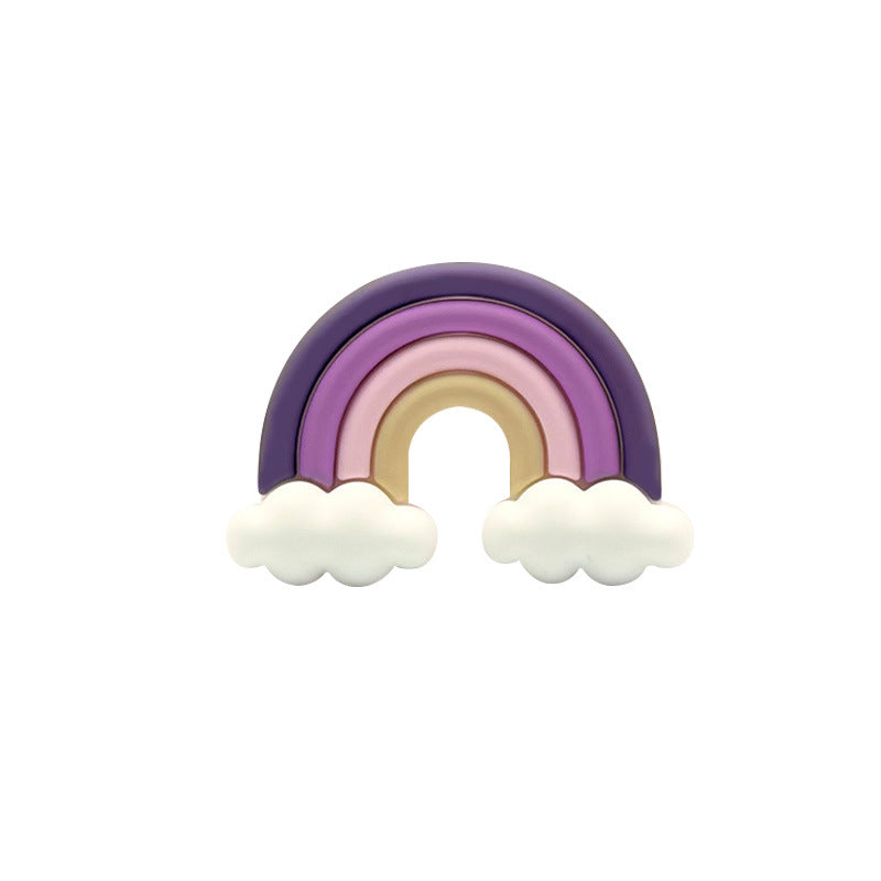 Wholesale Silicone Loose Beads 3D Rainbow Cartoon Style For DIY Jewelry Accessory Making