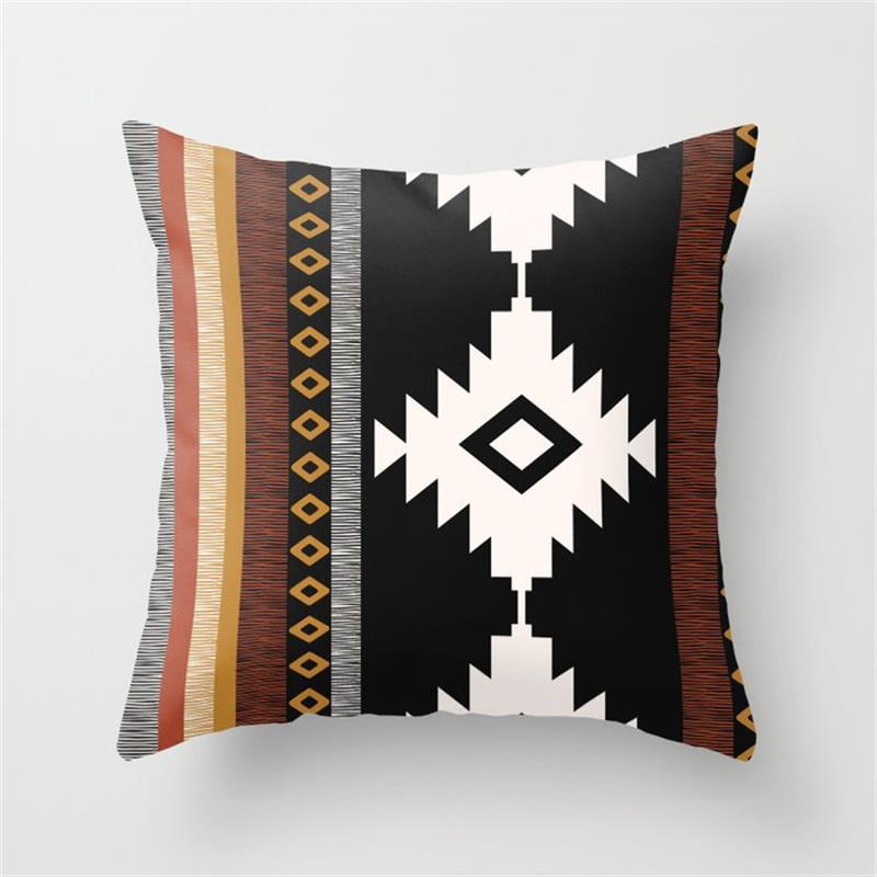 Wholesale Aztec Printed Ethnic Style Linen Pillowcases