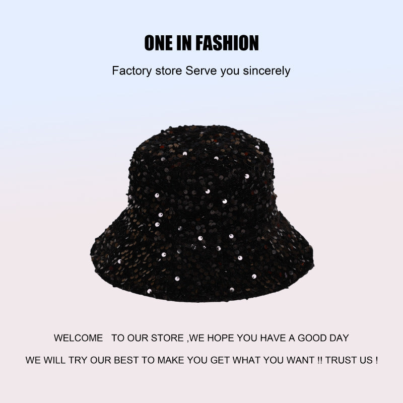 Wholesale Colorful Sequin Fisherman Hats