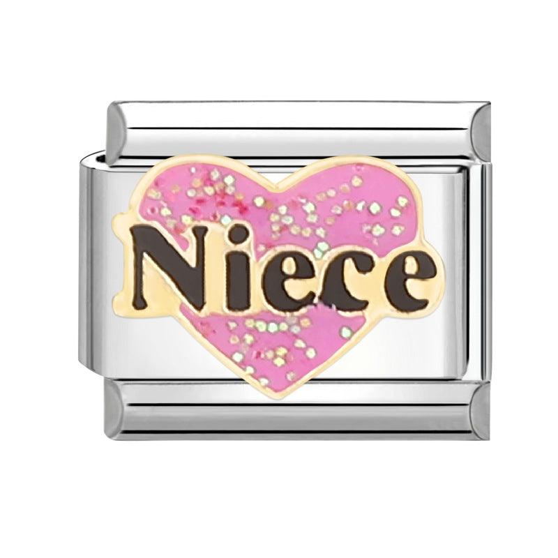 Wholesale Italian Charm Bracelet 9mm DIY Splicing Removable Stainless Steel Creative Composable Bracelet