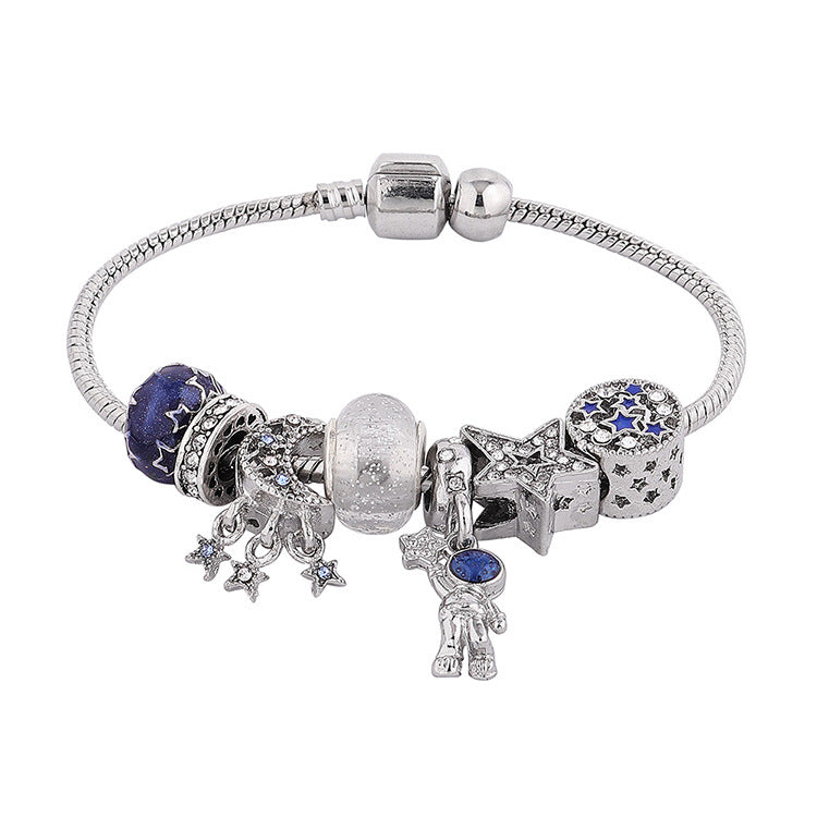 Wholesale Creative DIY Blue Astronaut Series Bracelet