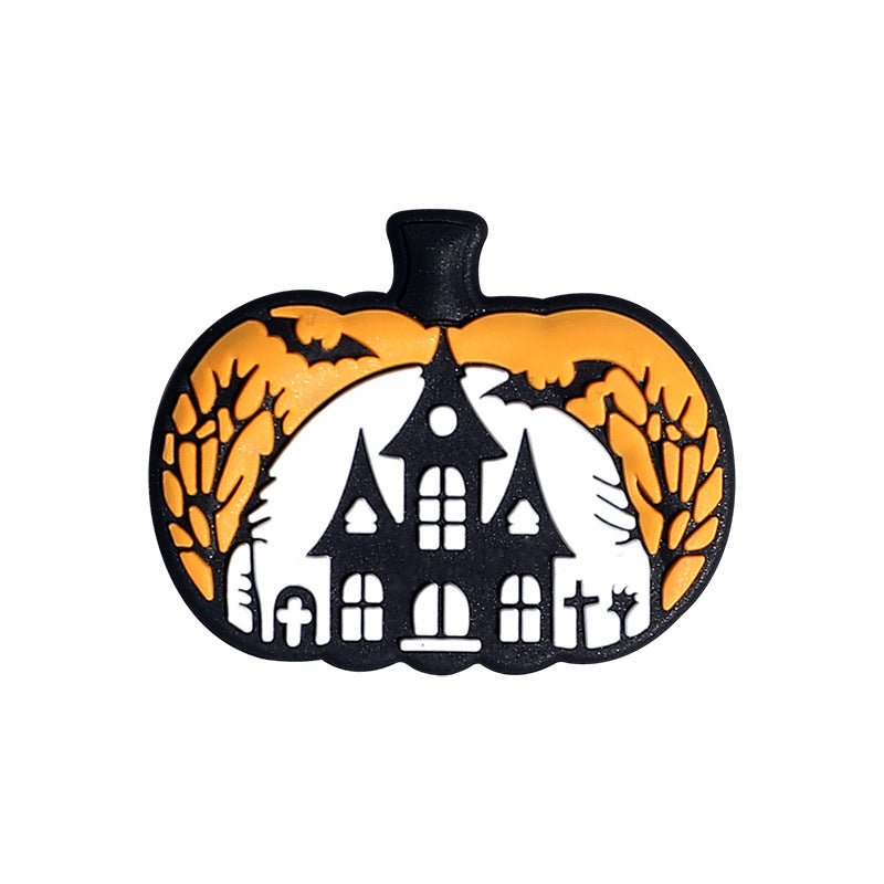 Wholesale  20pcs Halloween silicone beads new dark series loose beads diy bracelet necklace accessories cartoon silicone beads