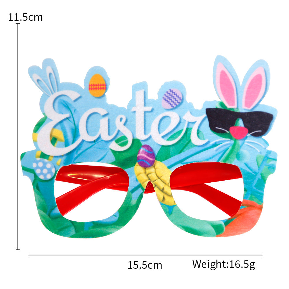 Wholesale Easter Glasses Children Adult Holiday Party Decoration Supplies Rabbit Egg Glasses Frame