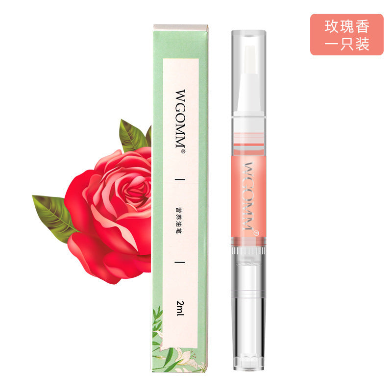 Wholesale Nail art nail edge nutrition oil pen nail edge oil pen anti-barb exfoliation nail oil transparent nail nutrition pen