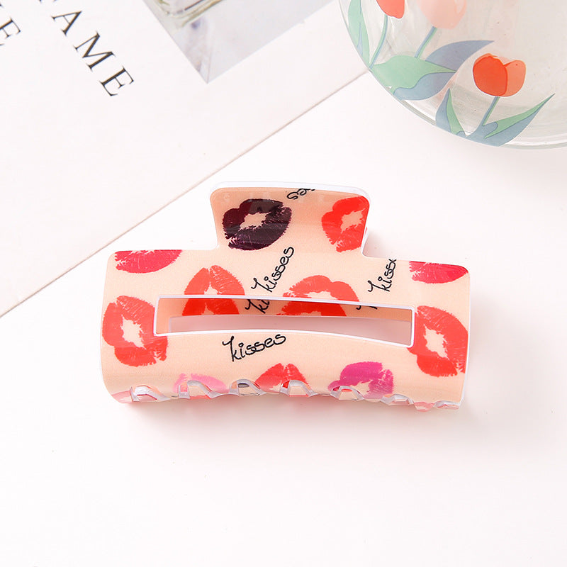 Wholesale Valentine's Day Acrylic Hair Clips