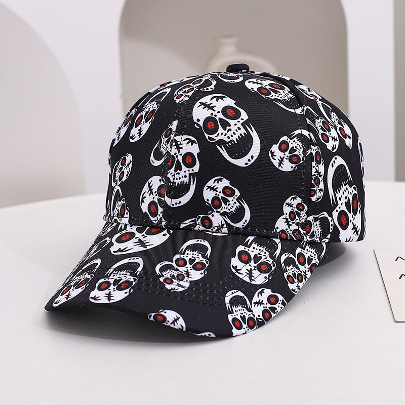 Wholesale Halloween Red Eye Skull Baseball Cap