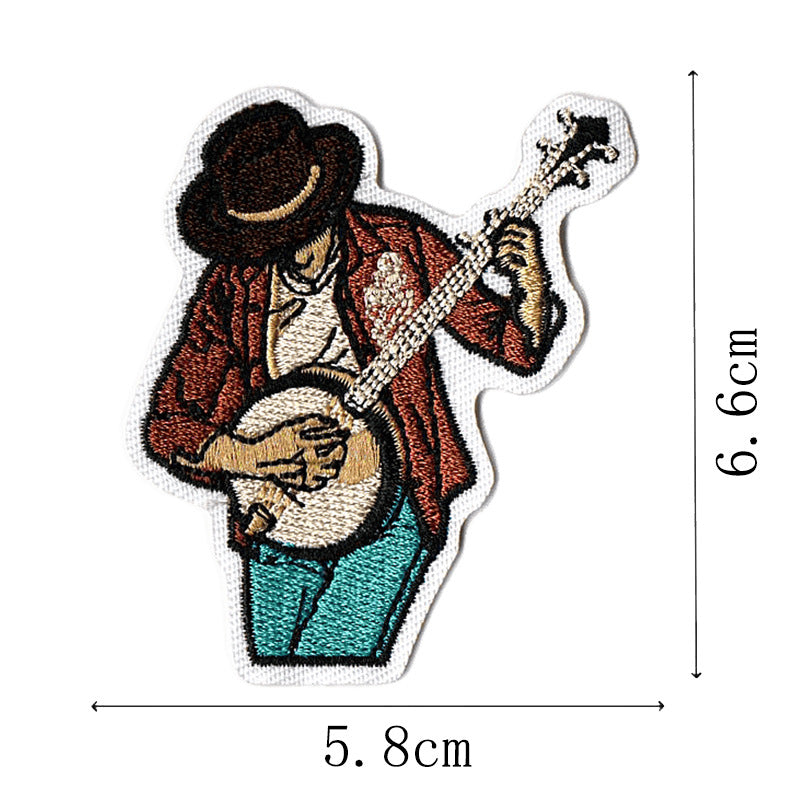 Wholesale Western Cowboy English Letter Embroidery DIY Patches