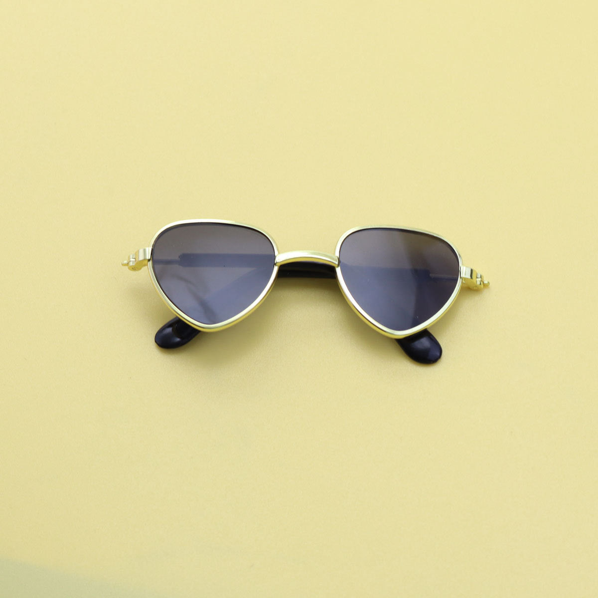 Wholesale  20cm doll pet round frame sunglasses