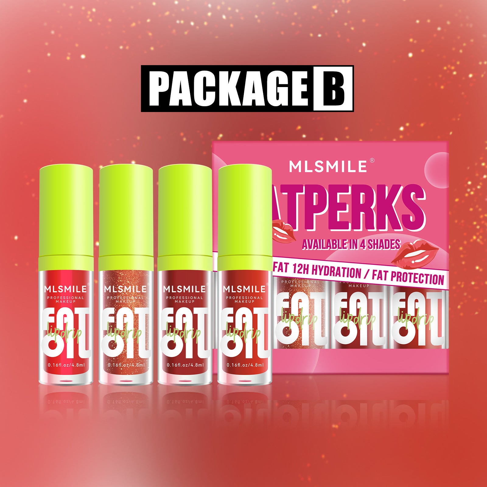 Wholesale 8-color Lip Balm Set Lip Oil Lip Glaze Mirror Lasting Pearlescent Lip Balm
