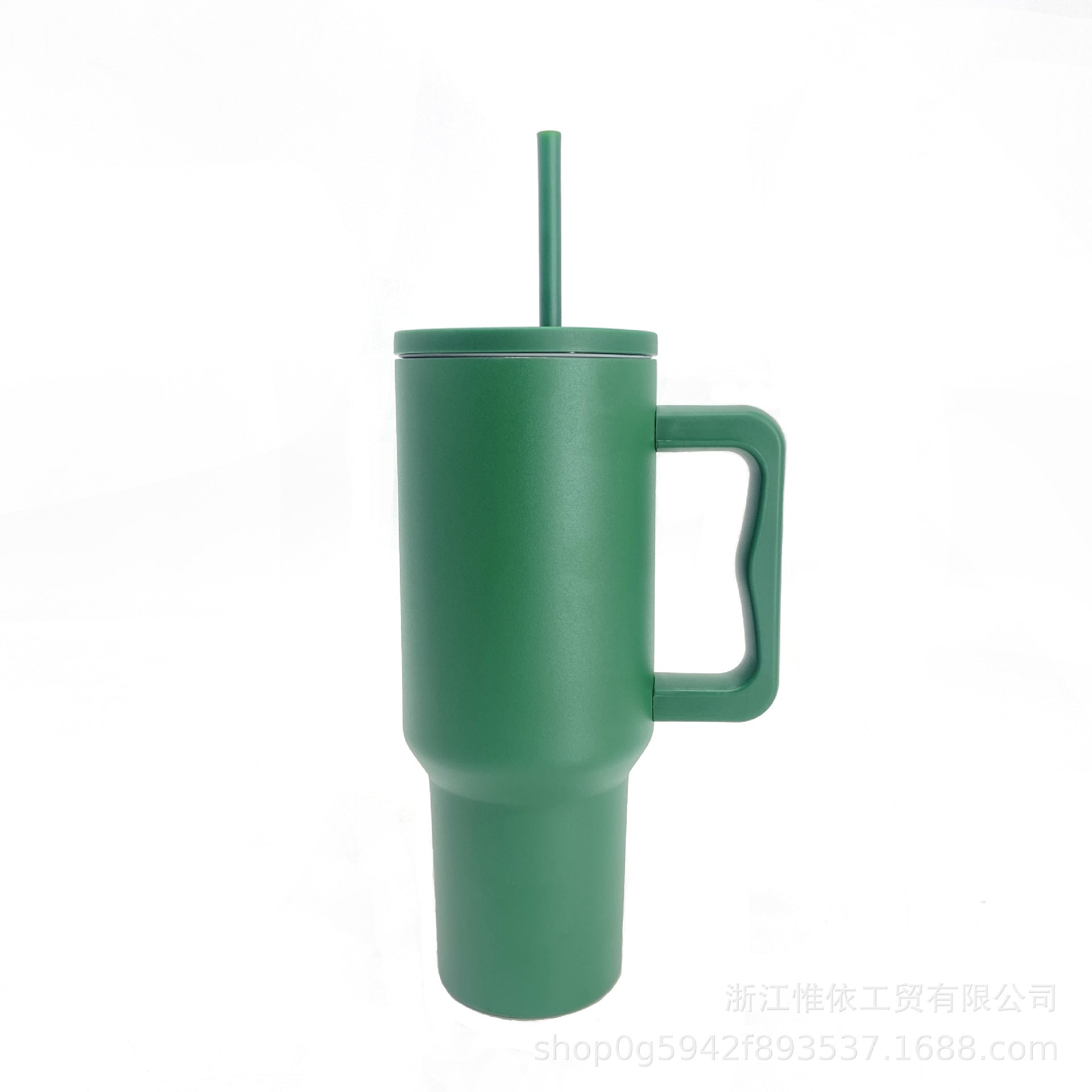 Wholesale 40oz Handle Car Cup Stainless Steel Straw Ice Cup Car Portable Thermos Cup