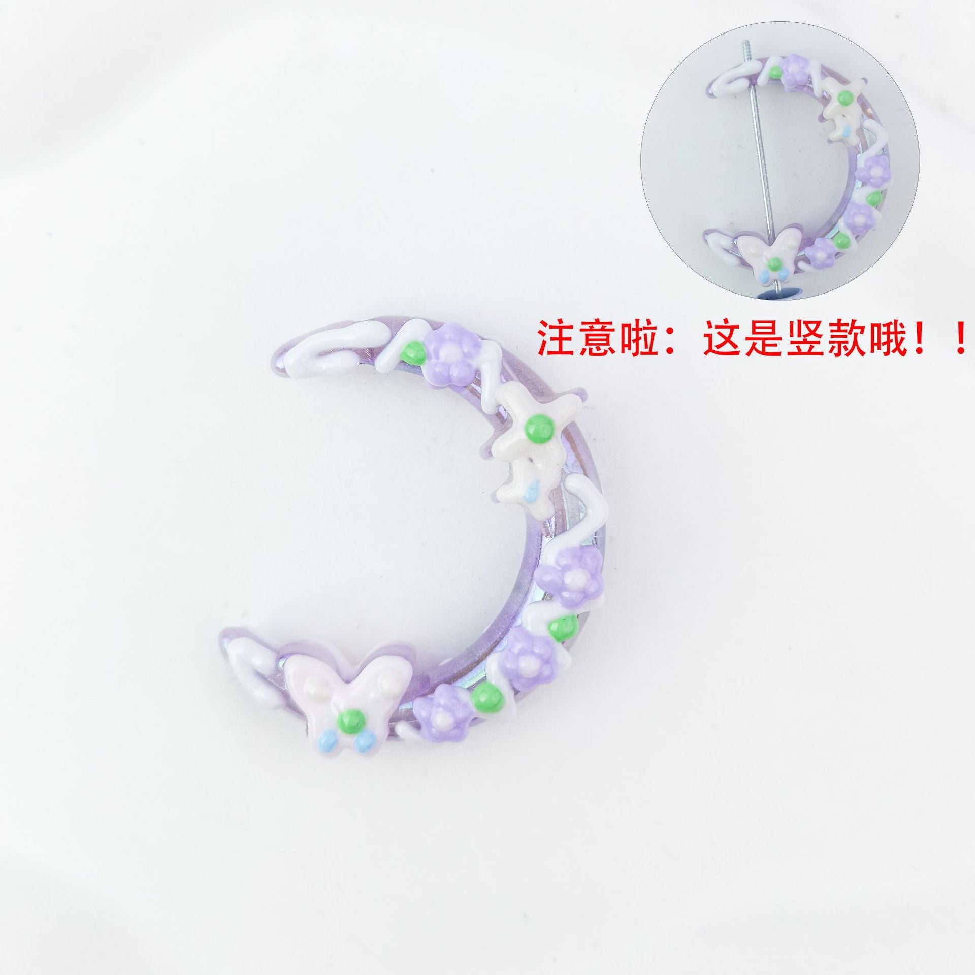 Wholesale 5pcs Heavy Oil Hand Painted Beads  Cartoon Cute Macaron  Acrylic Beads