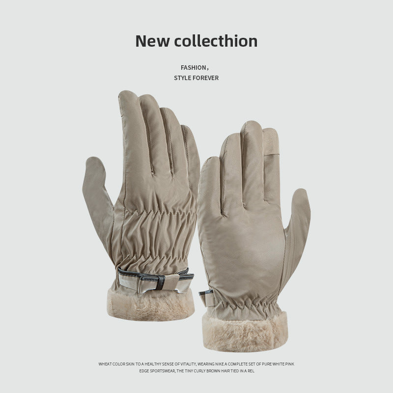 Wholesale Autumn and Winter Warm and Windproof Gloves with Touch Screen