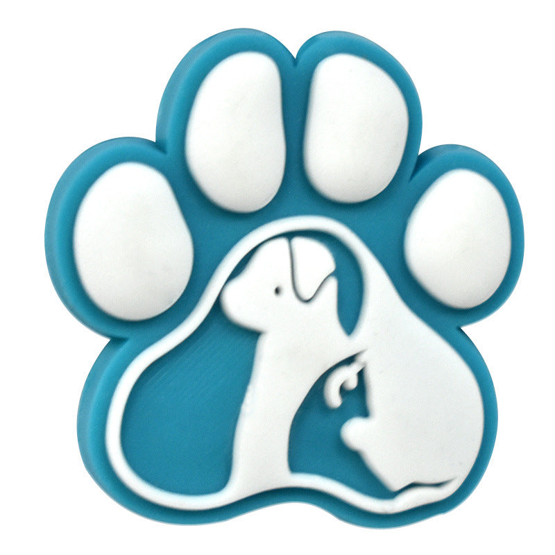 Wholesale Random 100pcs Dog Paw Series Creative Ballpoint Pen Bead Focal Beads