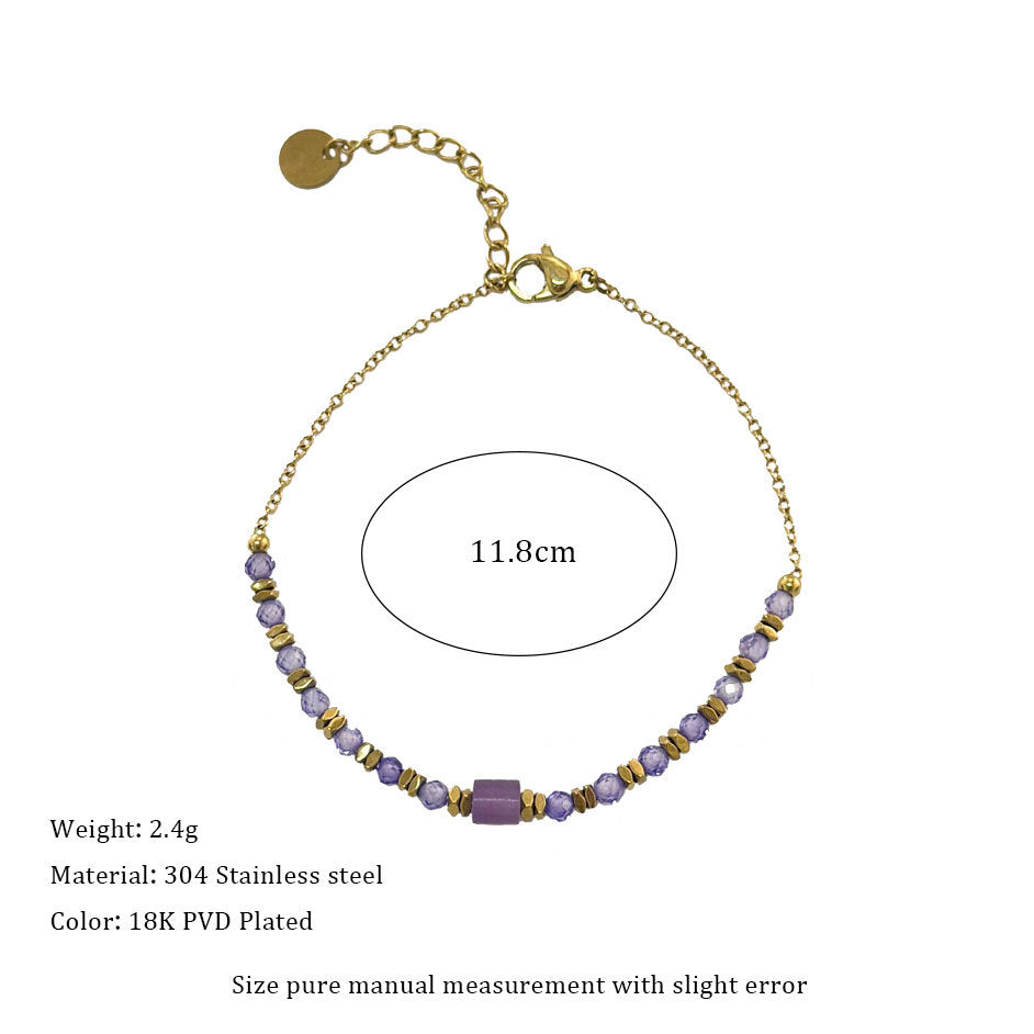 Wholesale natural jasper stone bracelet