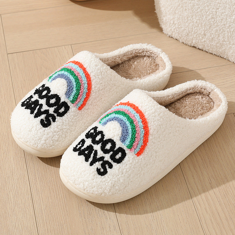 Wholesale Winter Cute Cartoon Home Cotton Household Furry Warm Slippers