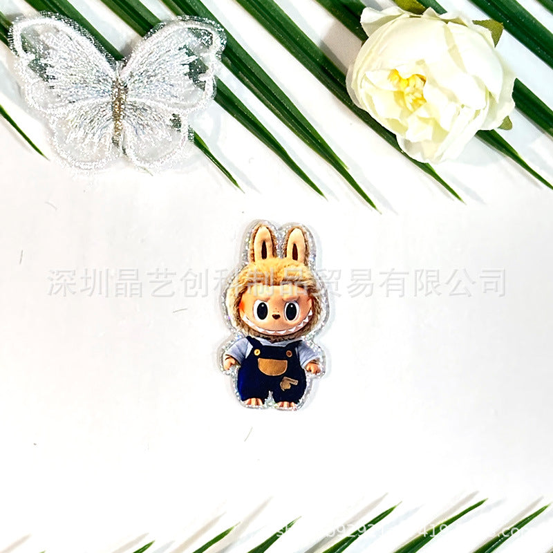 Wholesale 10pcs/ pack Acrylic DIY Accessories Cartoon Series