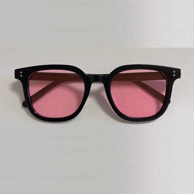 Wholesale Gradient Color Square Frame PC Sunglasses