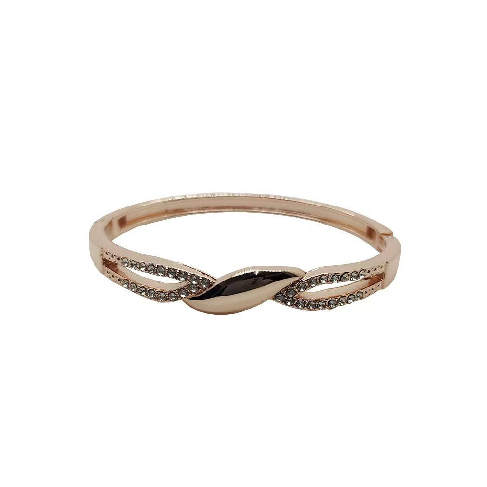 Wholesale Exaggerated Diamond Open Metal Bracelet