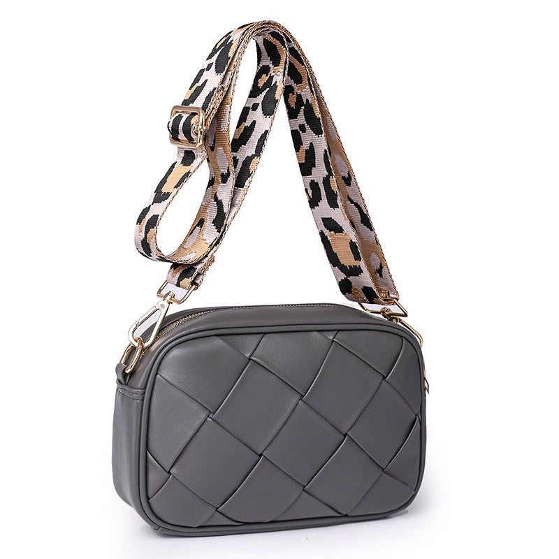 Wholesale PU Woven Shoulder Bag