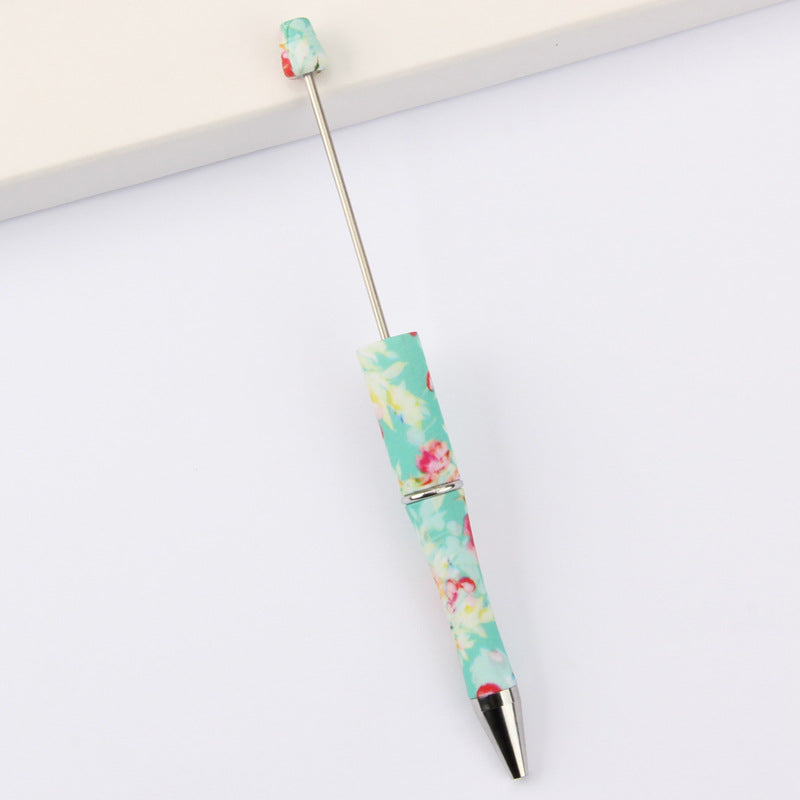 Wholesale Beadable Pens DIY for Beaded Cow Leopard Print Plastic Pen
