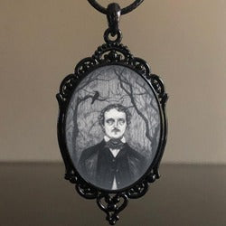Wholesale Vintage Gothic style bat castle crow cross blood black cat church cemetery vampire vintage necklace
