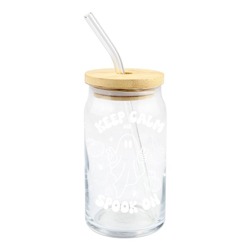 Wholesale 5pcs Pumpkin Cute Ghost Halloween 16oz Cup UV DTF Wraps