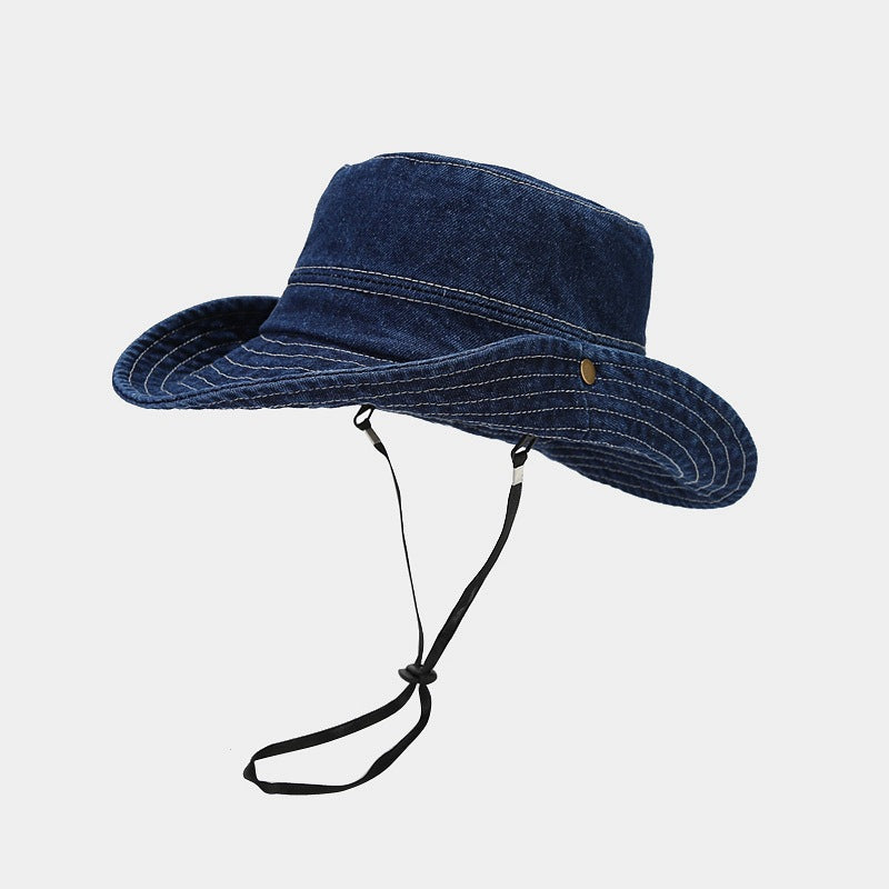 Denim mayorista Western Cowboy Bucket Sombrero