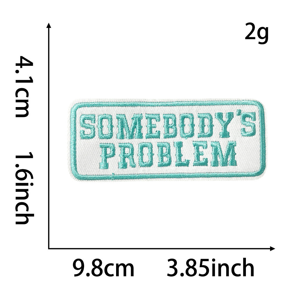 Wholesale Chic Retro Text Embroidered Patch With Iron On Backing Cowgirl Mama Stay Feral Excuse For Coat Craft And Fashion Accessory Resale