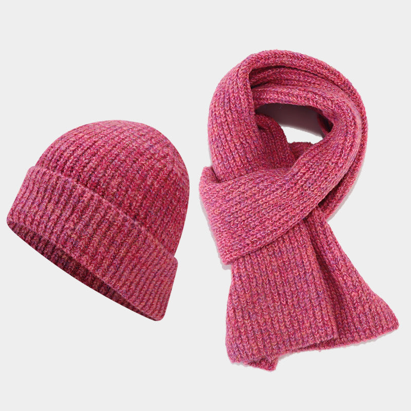 Wholesale Winter Outdoor Cold-proof Thickened Hat and Scarf Set