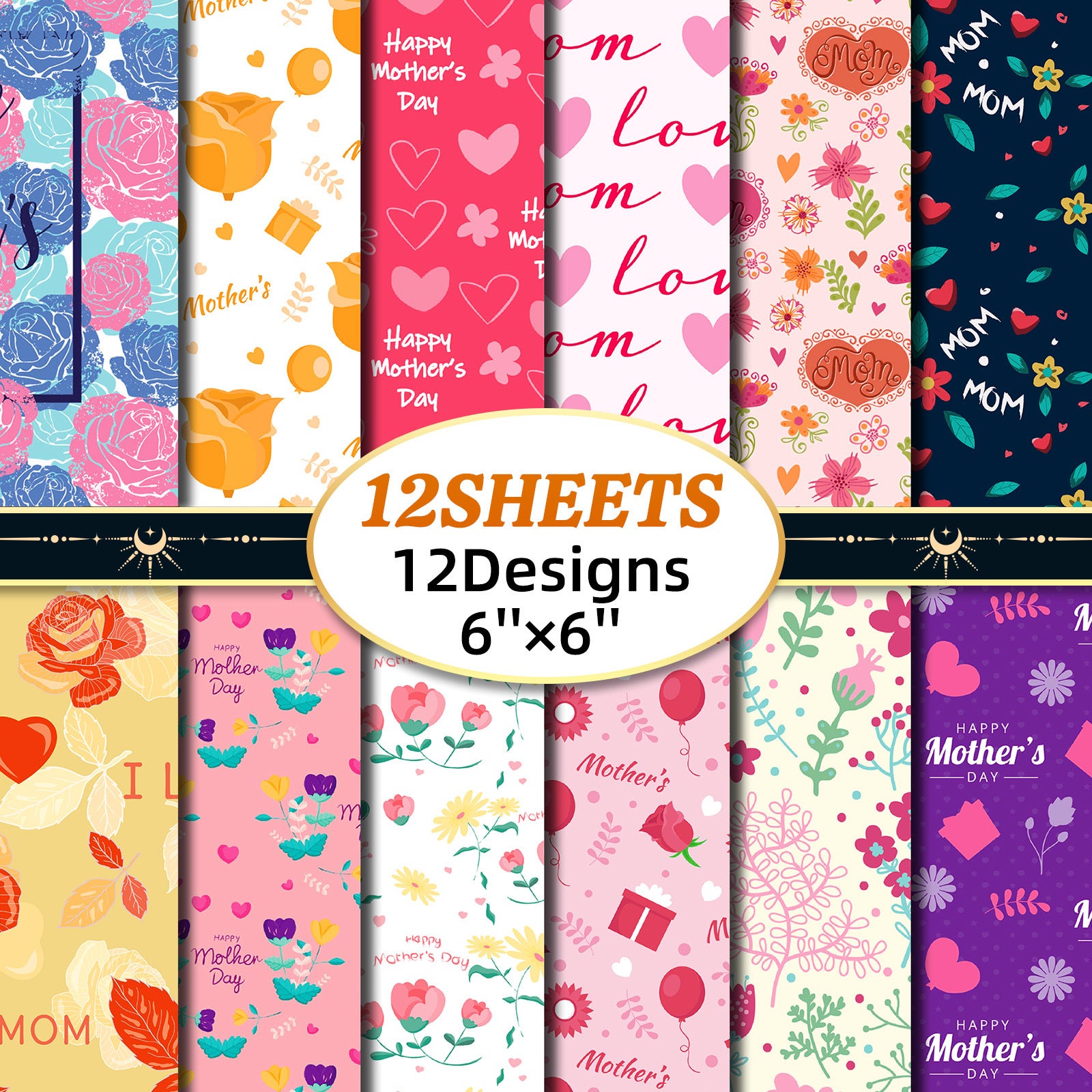 Wholesale Mother's Day Material Base Paper