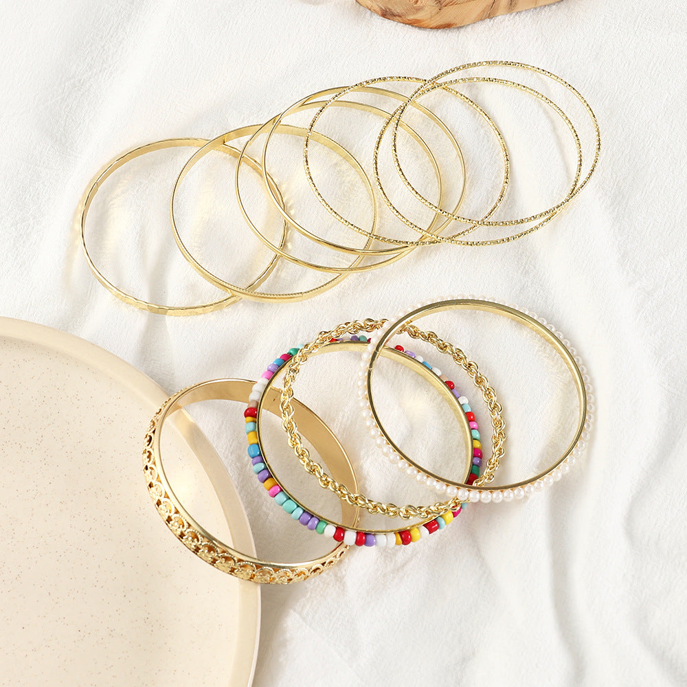 Wholesale Fashion Geometry Bohemian Vintage Metal Necklace